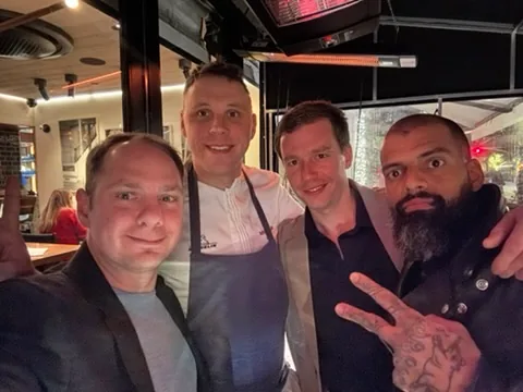With Austin Johnson, Tyler Vorce & Dave Guilloty — New York