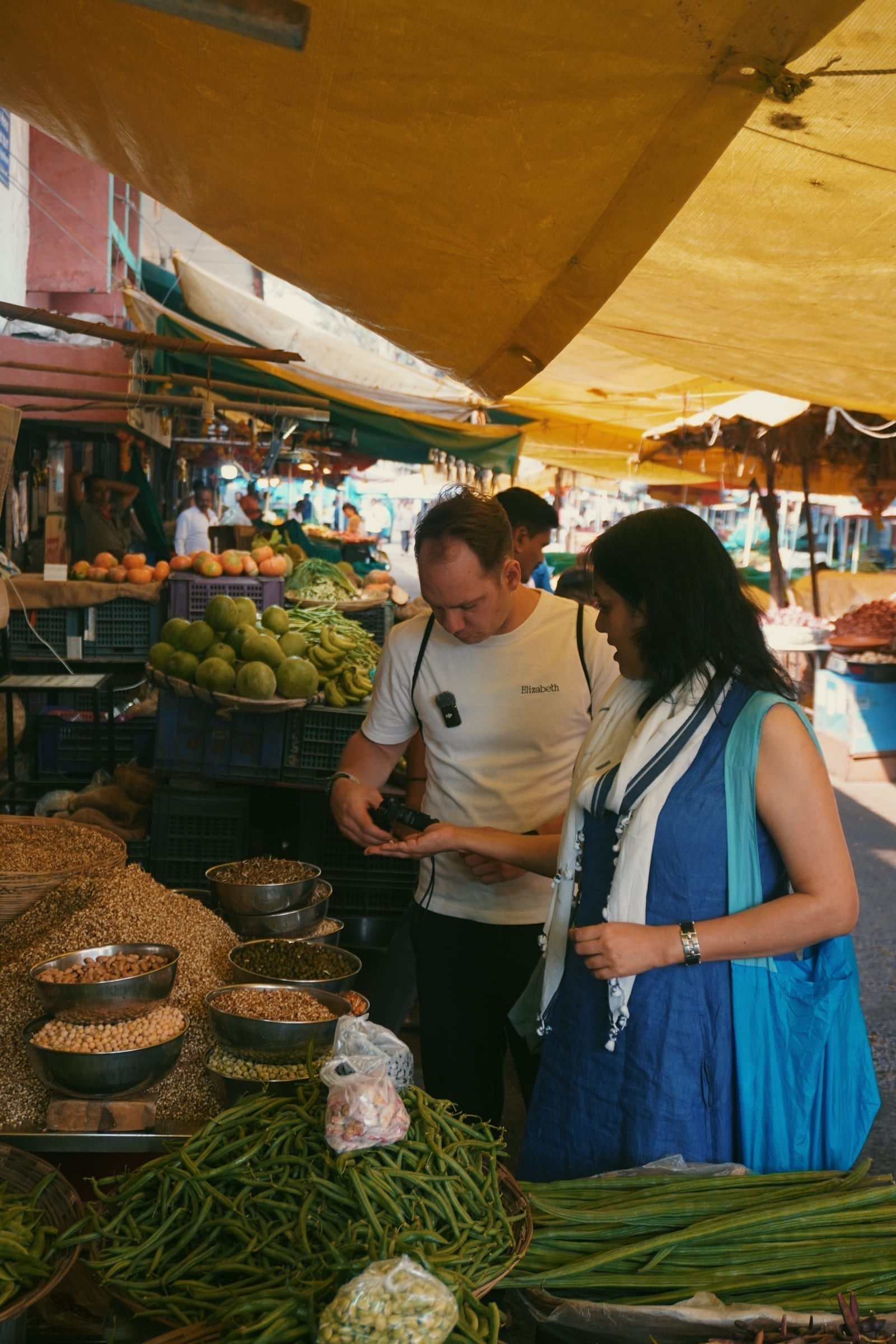 Lentils at the Indian market