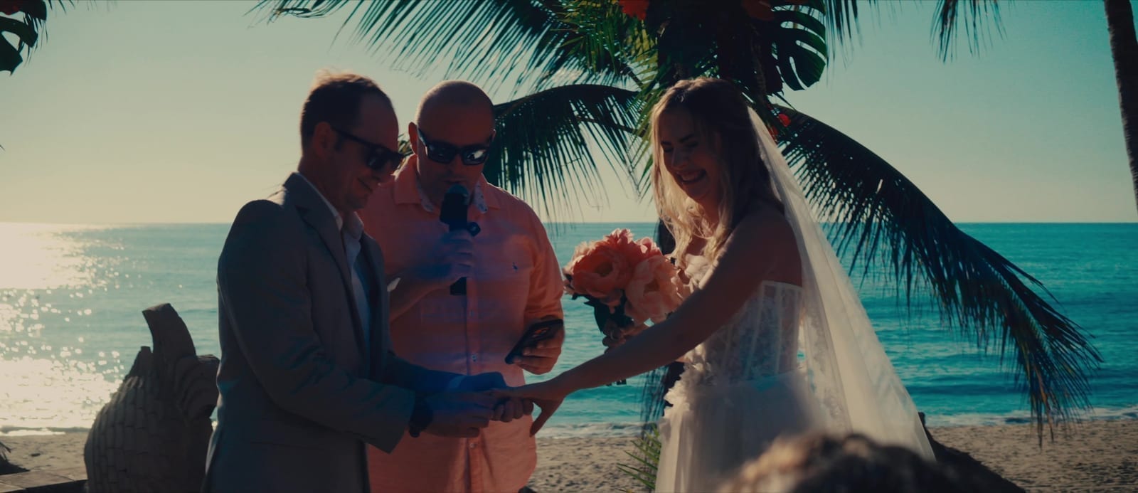 The ceremony on the beach in Sayulita